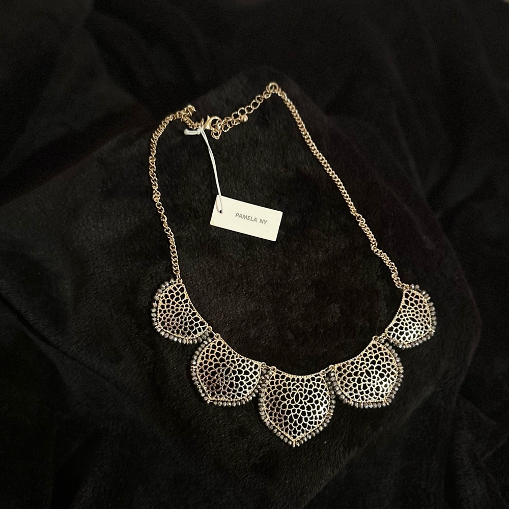 Gold & Silver Statement Necklace
